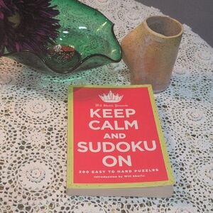 Keep Calm and Sudoku On Puzzle Book